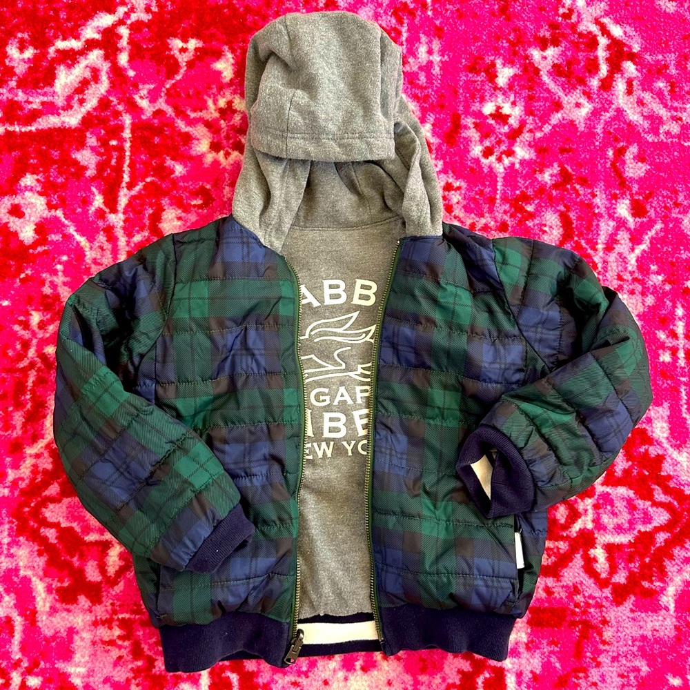 Gap girls reversible bomber jacket
